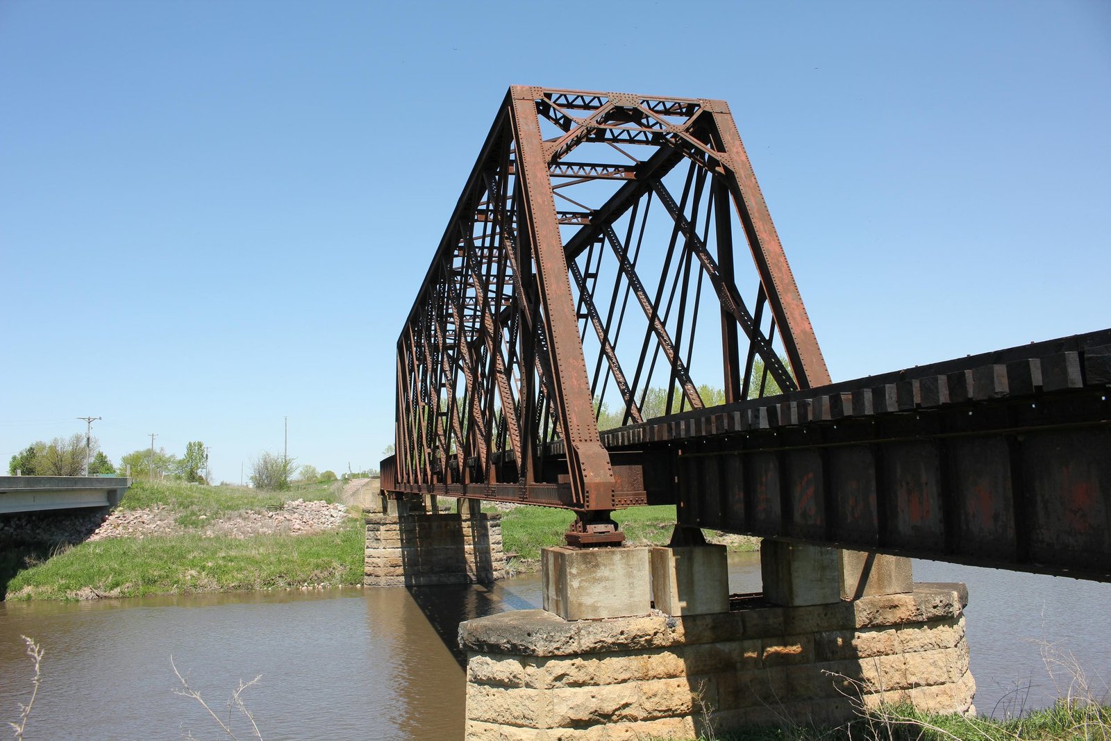 Looking north